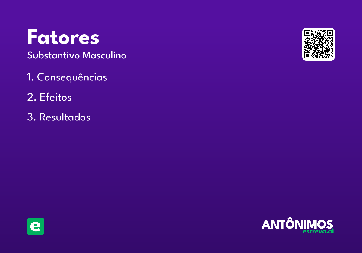fatores