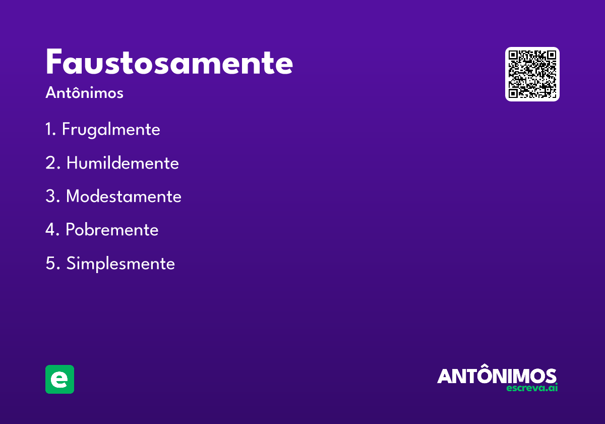 faustosamente