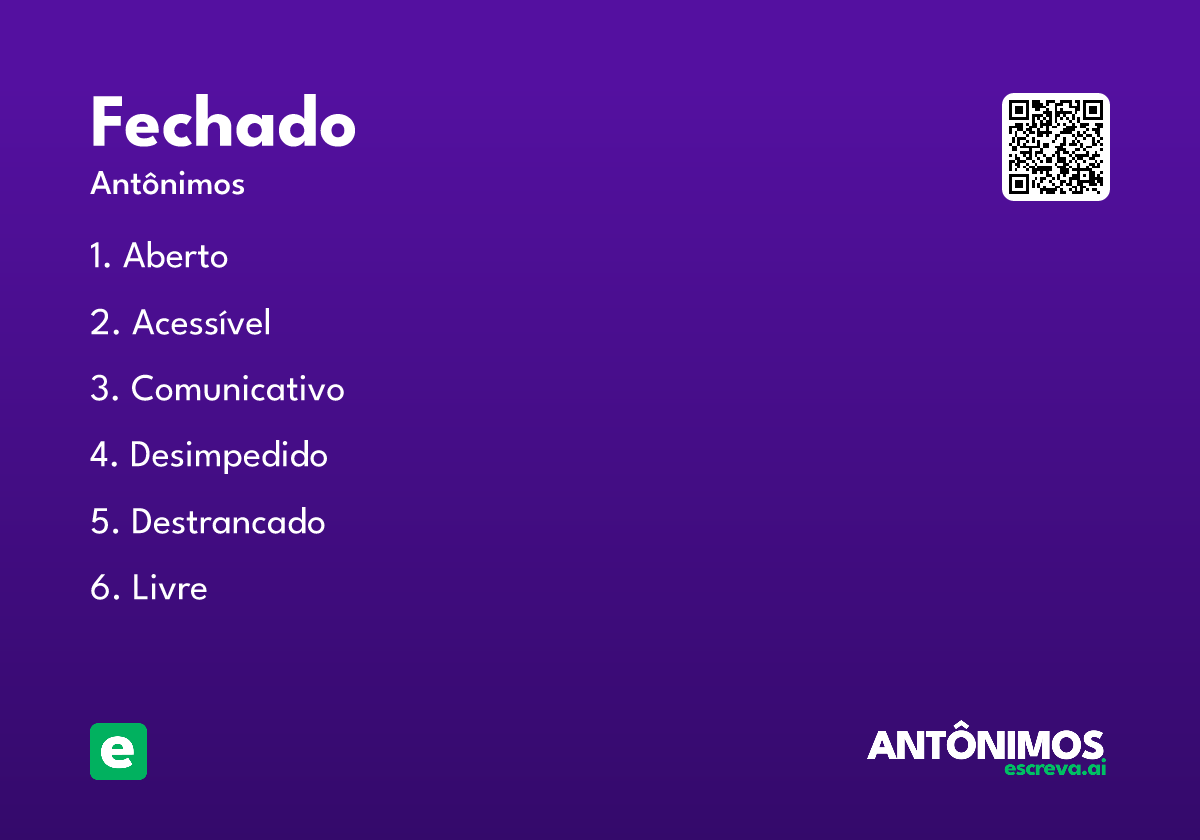fechado