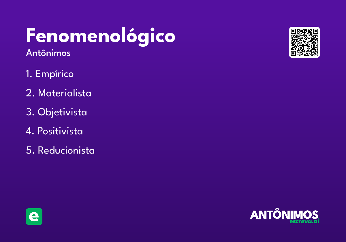 fenomenológico