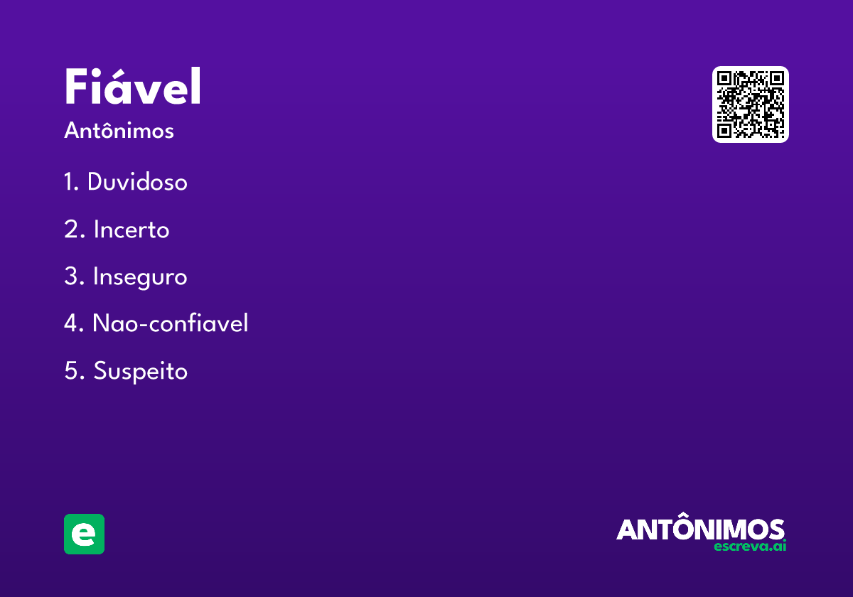 fiável