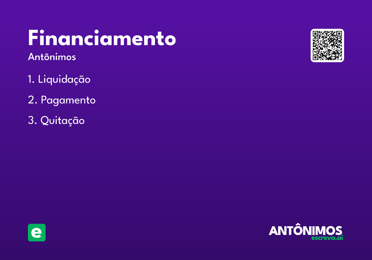 financiamento