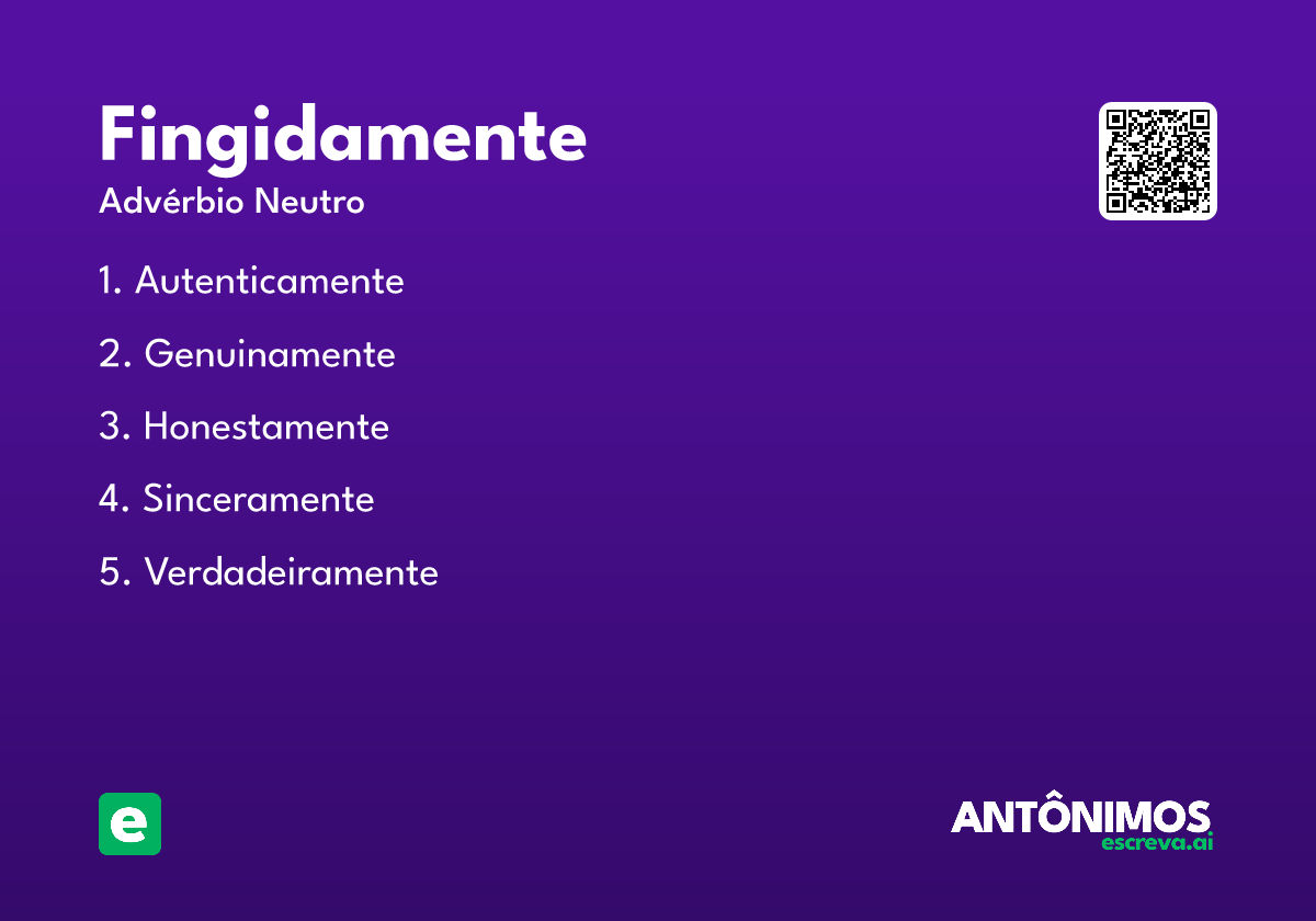fingidamente