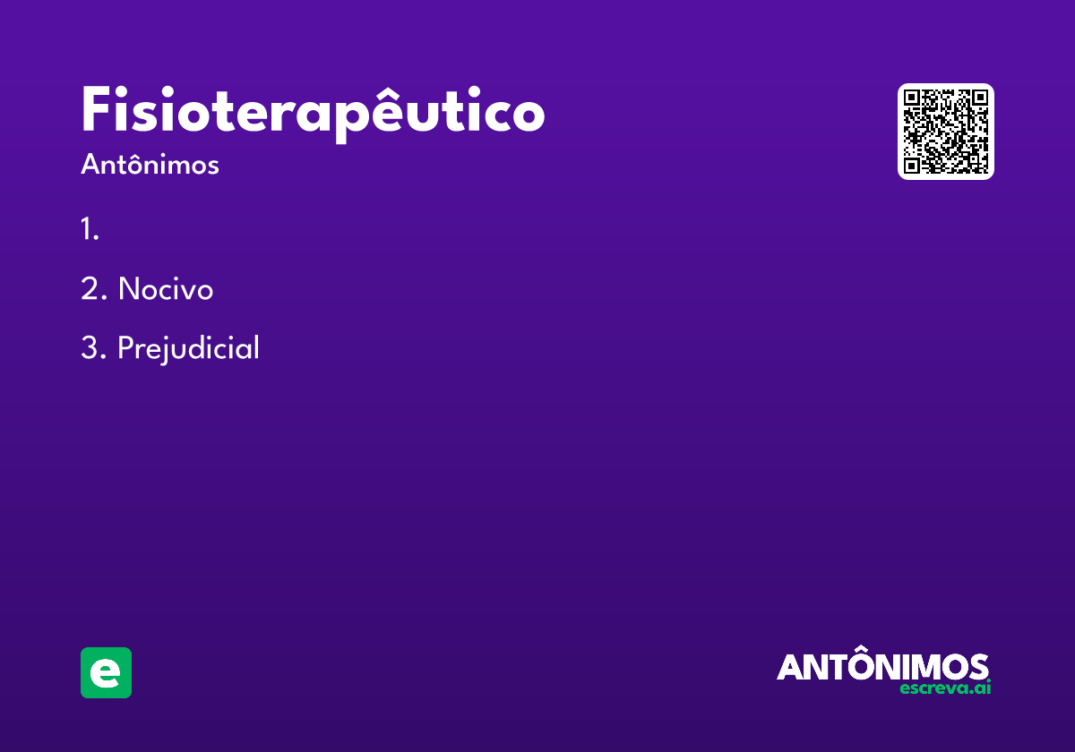 fisioterapêutico