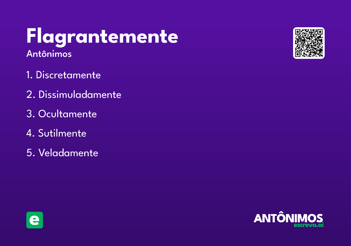 flagrantemente