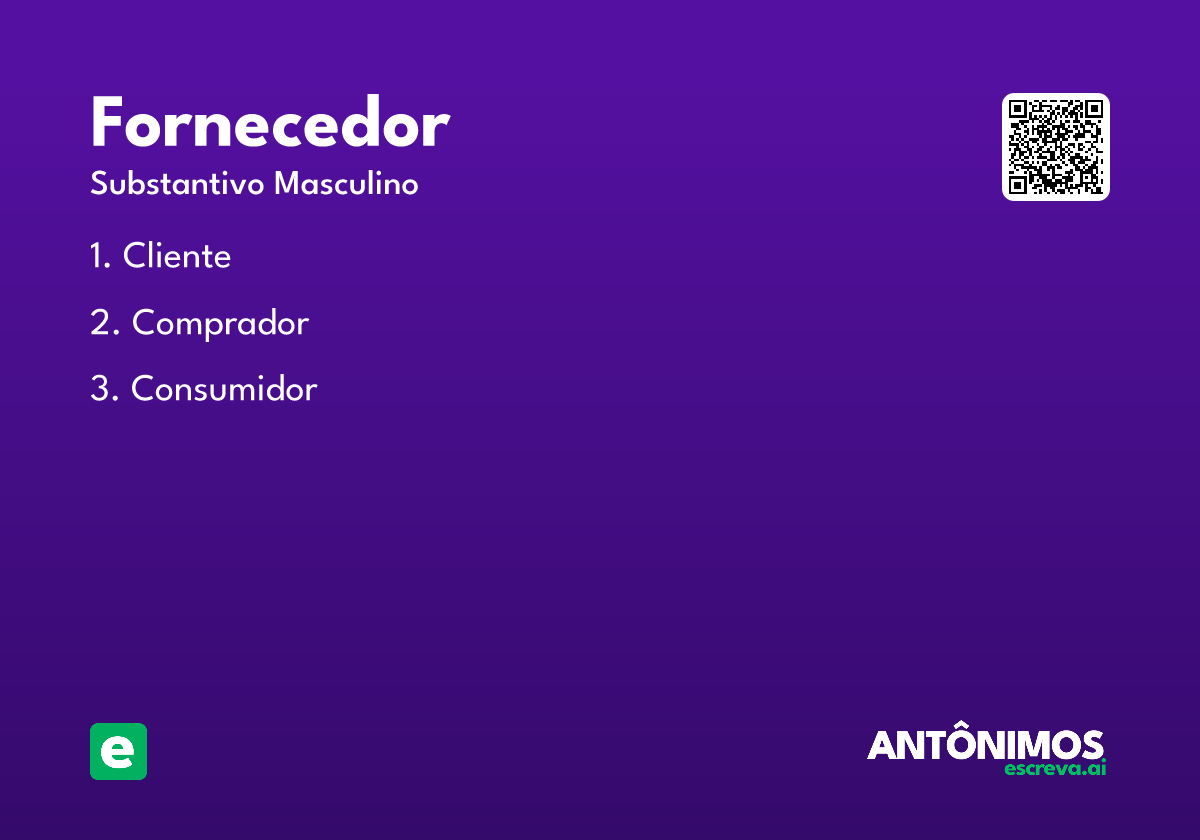 fornecedor