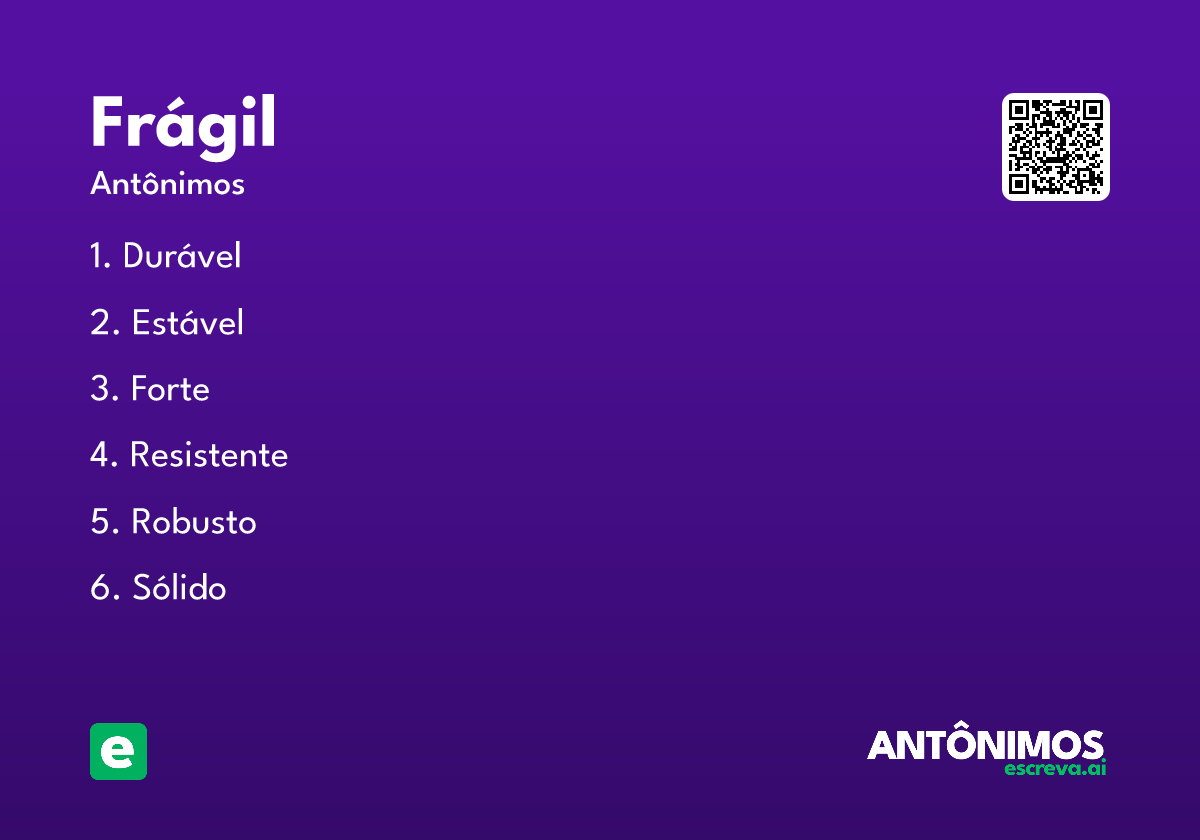 frágil