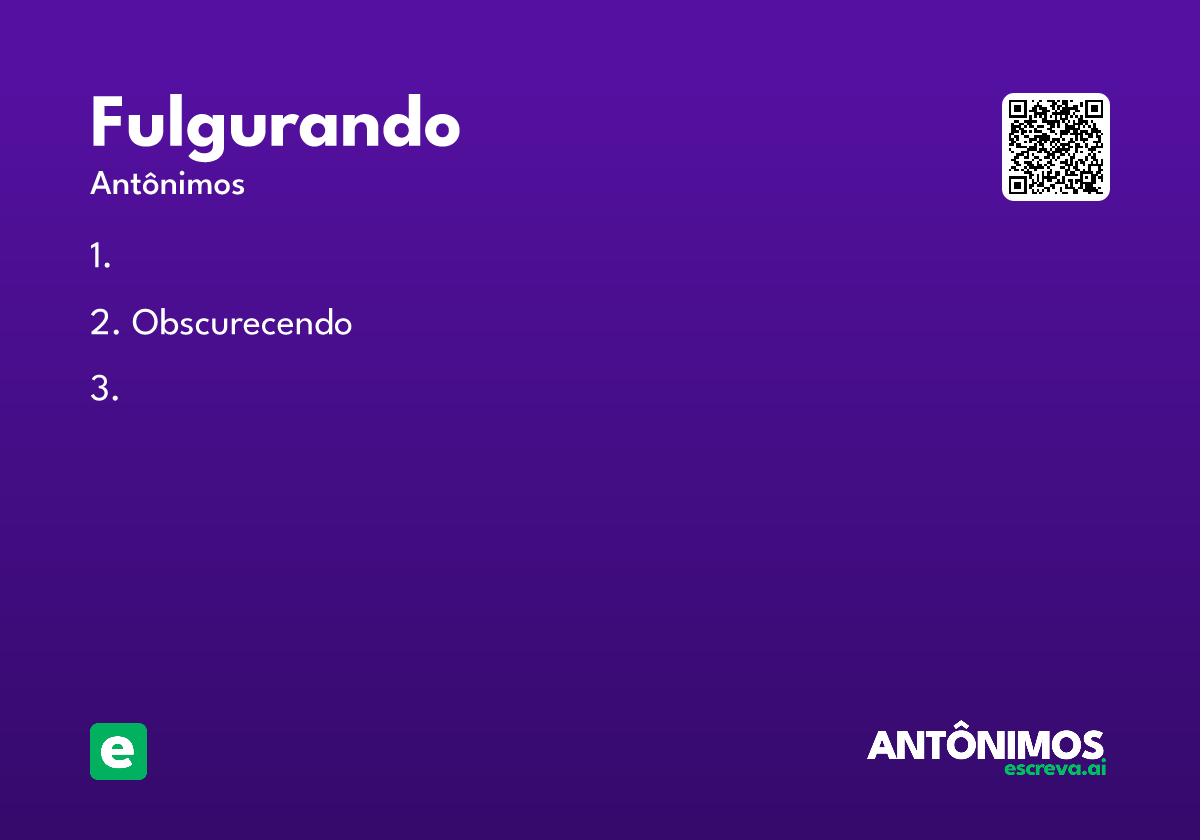 fulgurando