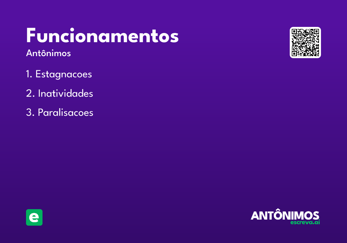 funcionamentos