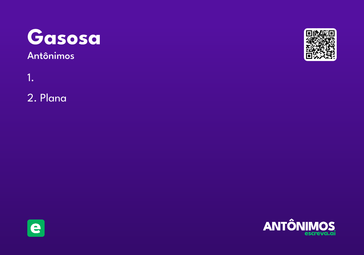 gasosa