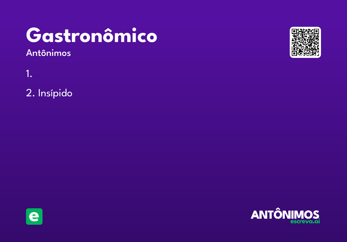 gastronômico