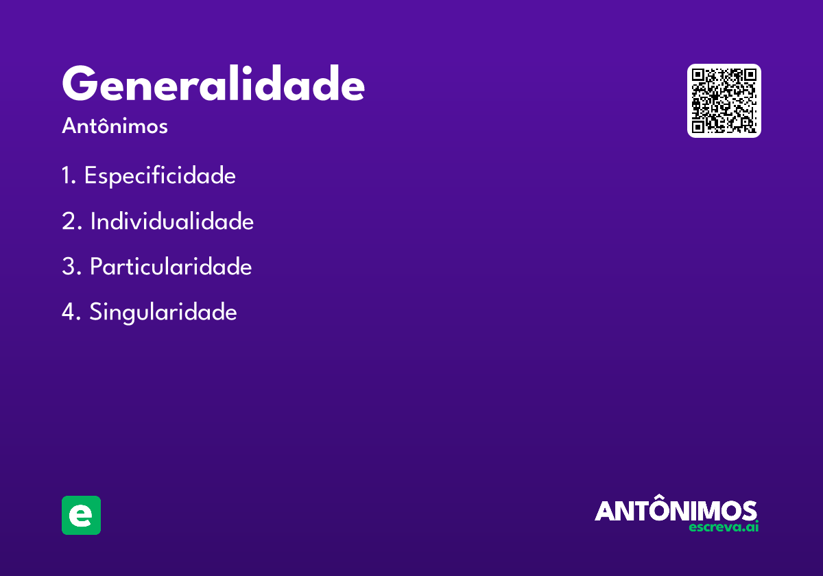 generalidade