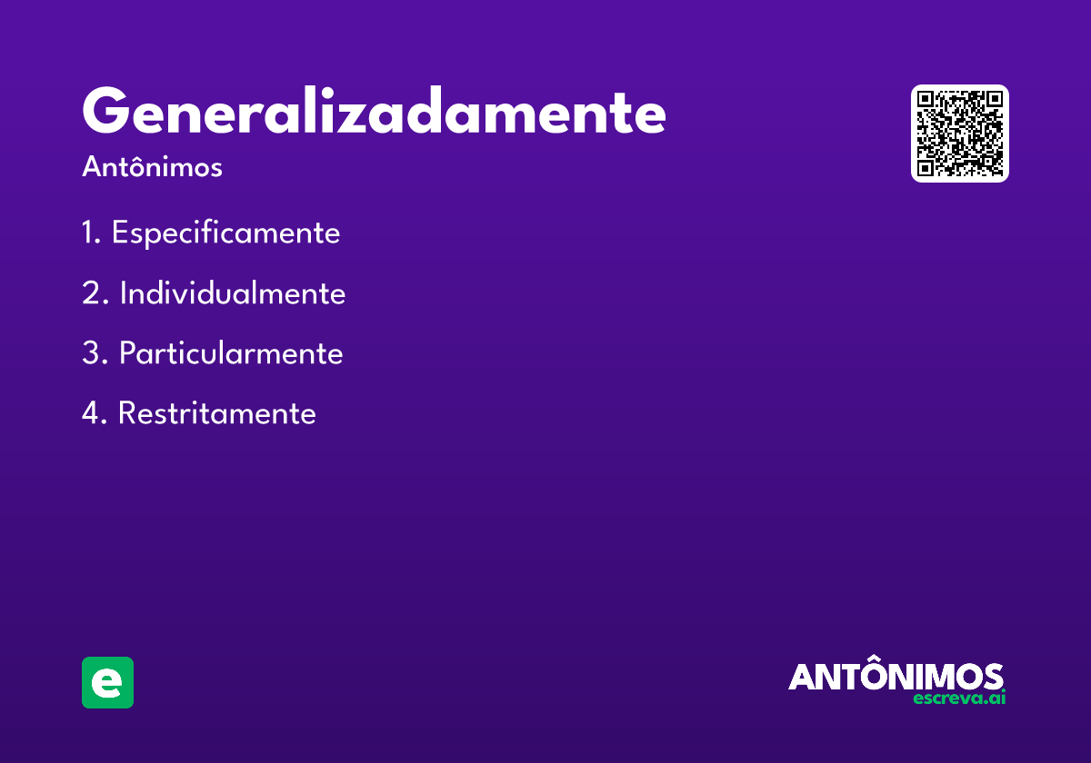 generalizadamente