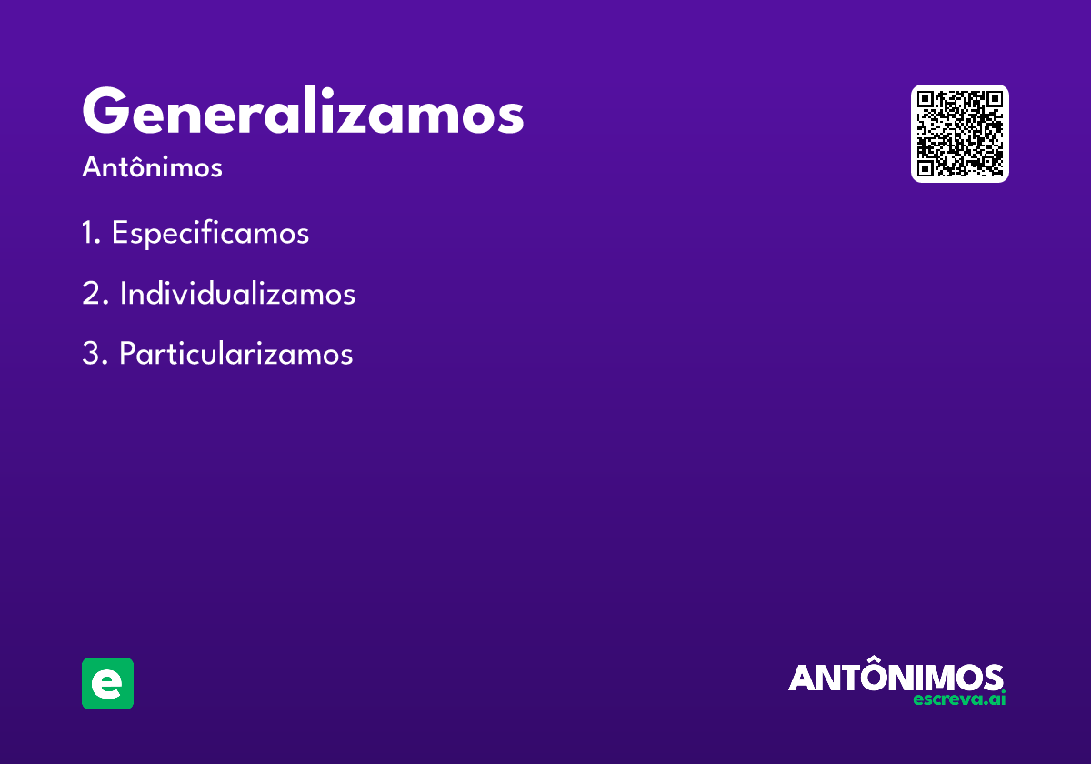 generalizamos
