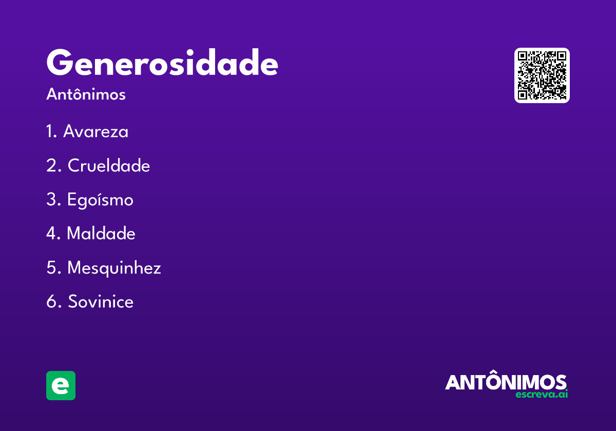 generosidade