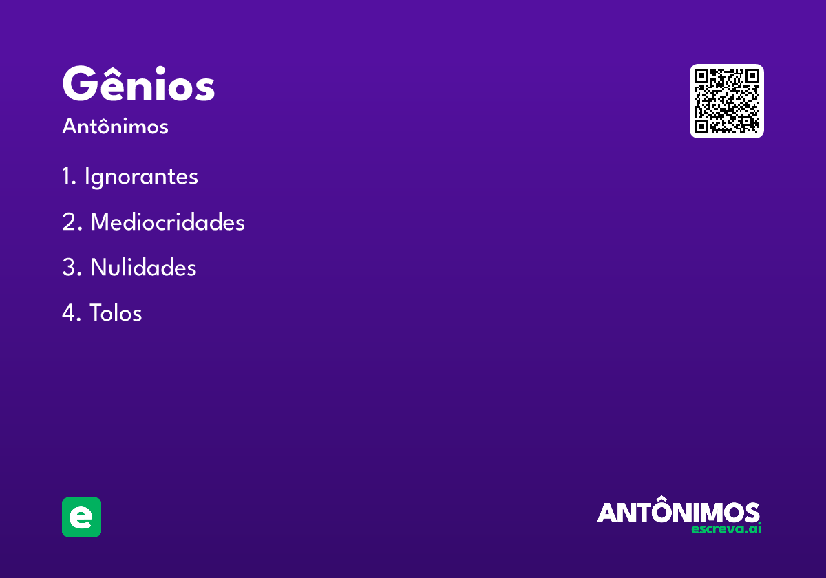 gênios