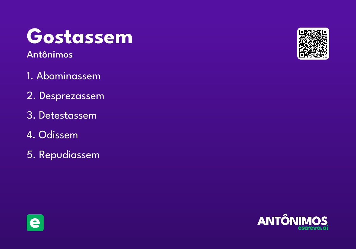 gostassem
