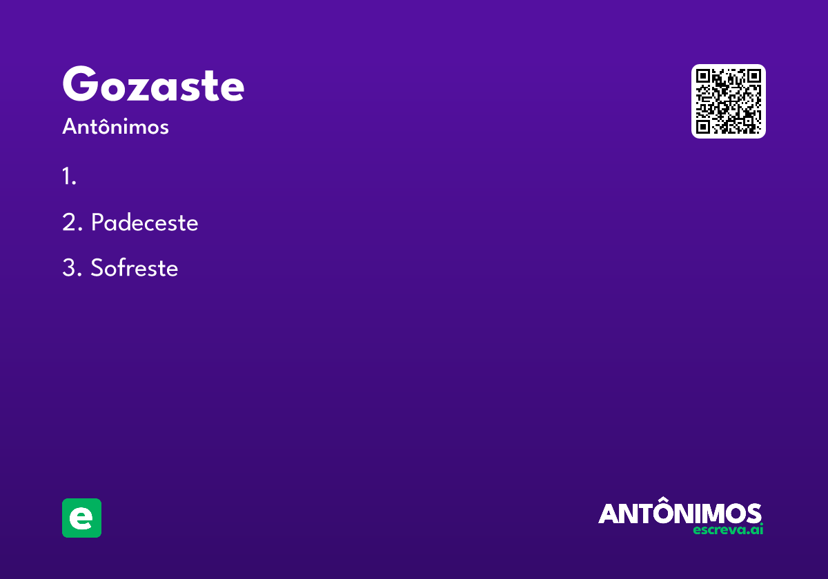 gozaste