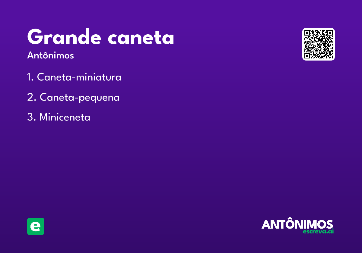 grande caneta