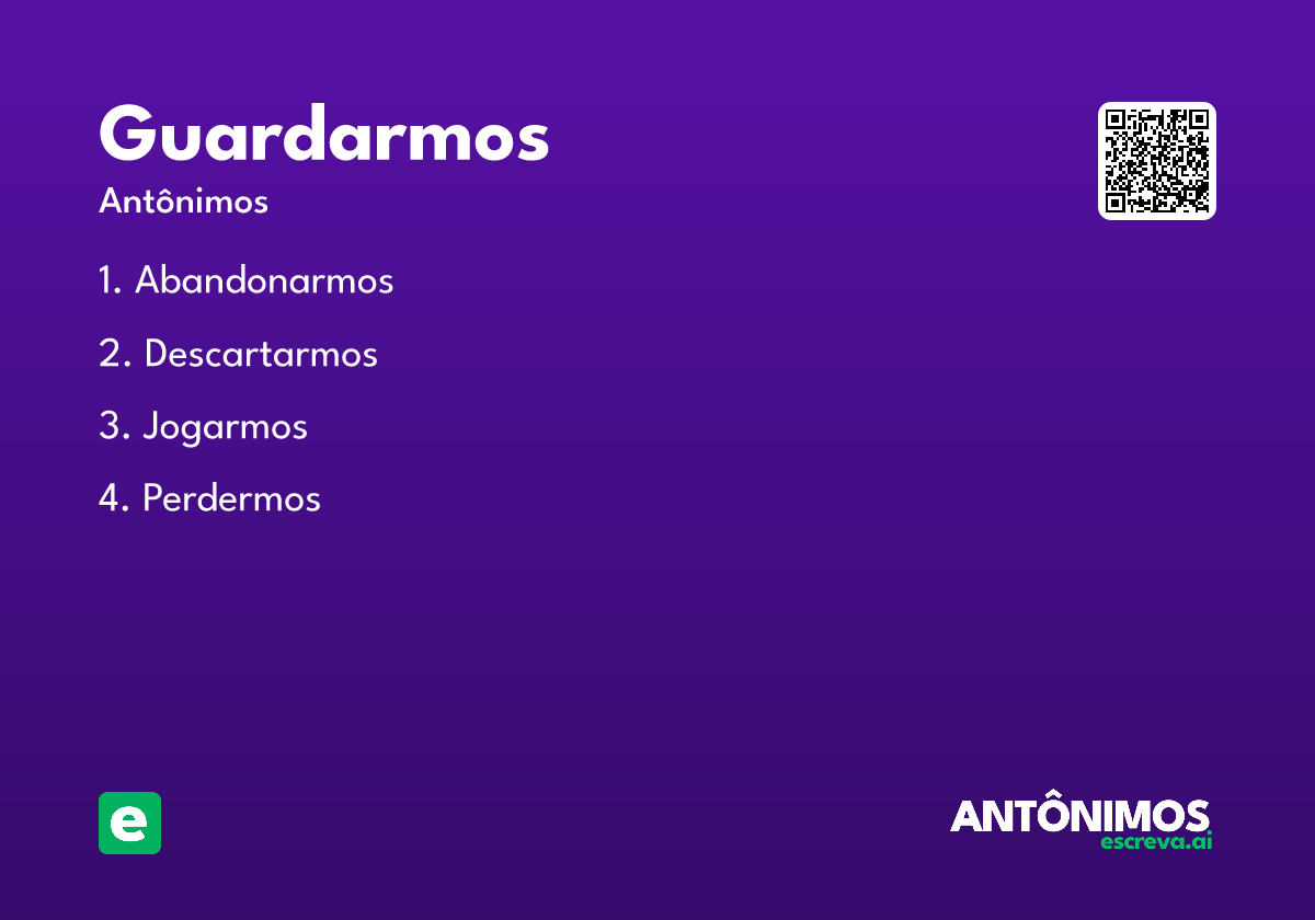 guardarmos