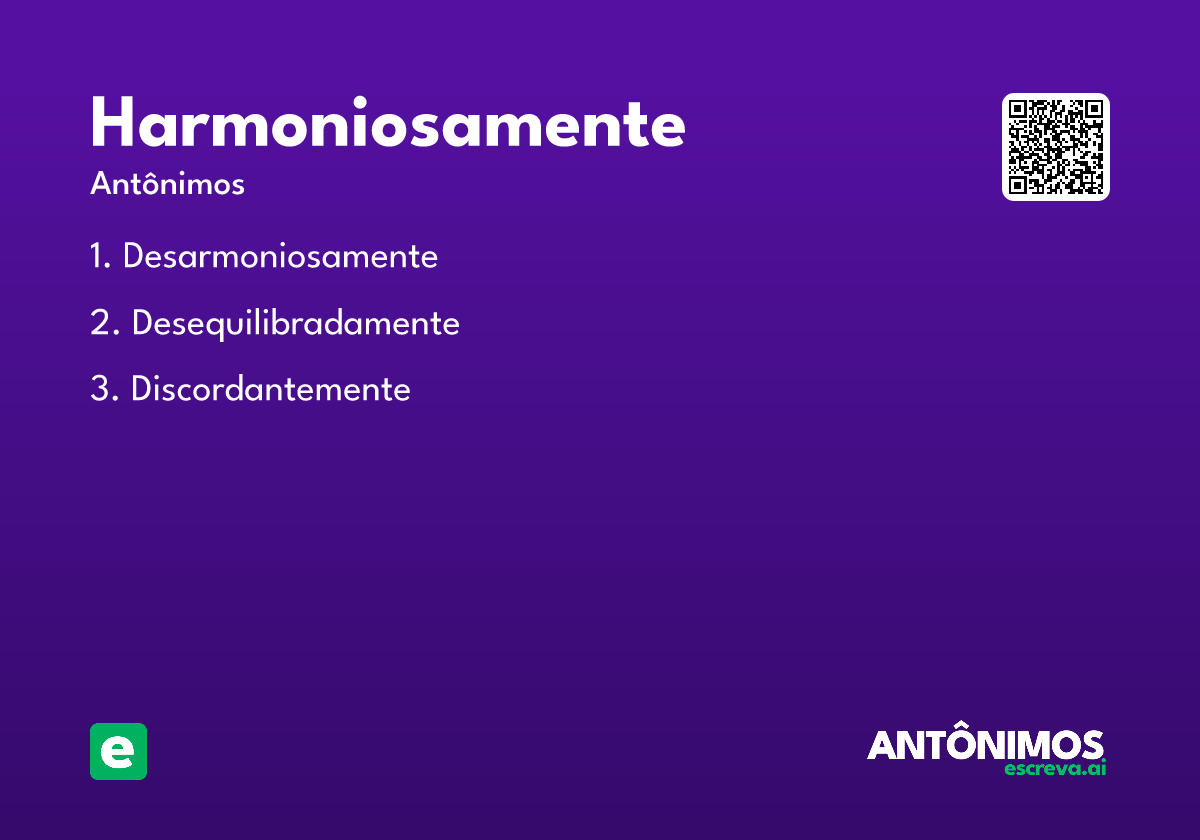 harmoniosamente