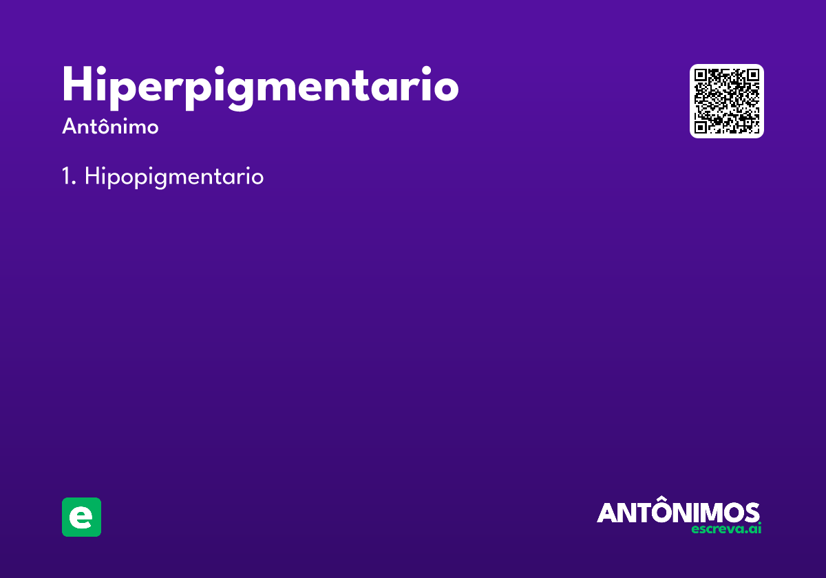 hiperpigmentario