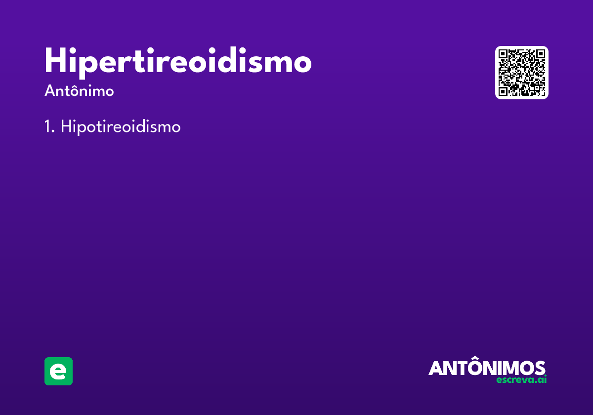 hipertireoidismo