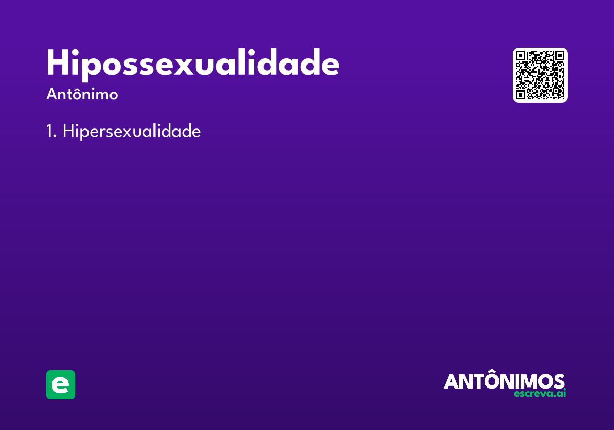 hipossexualidade