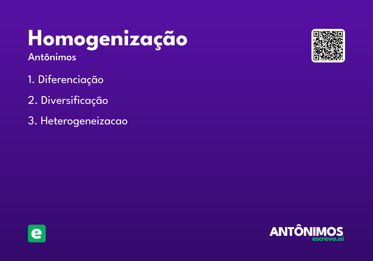 homogenização