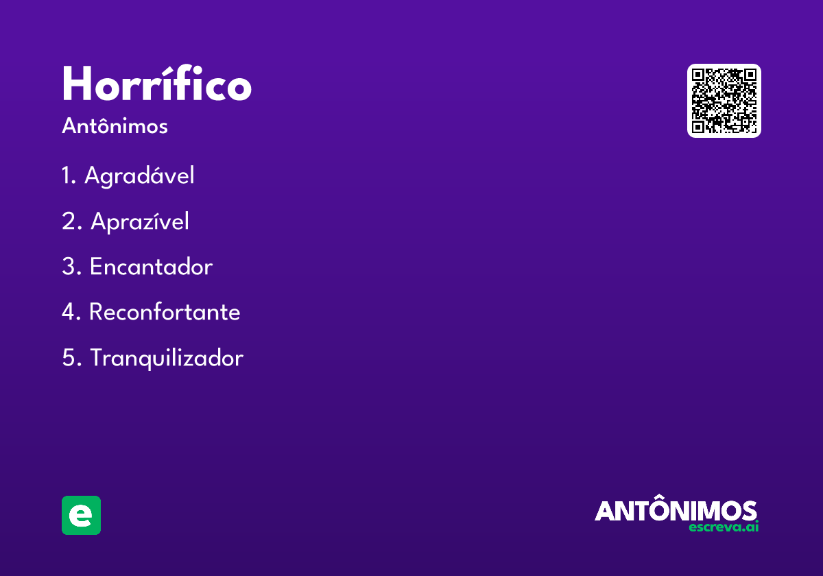 horrífico