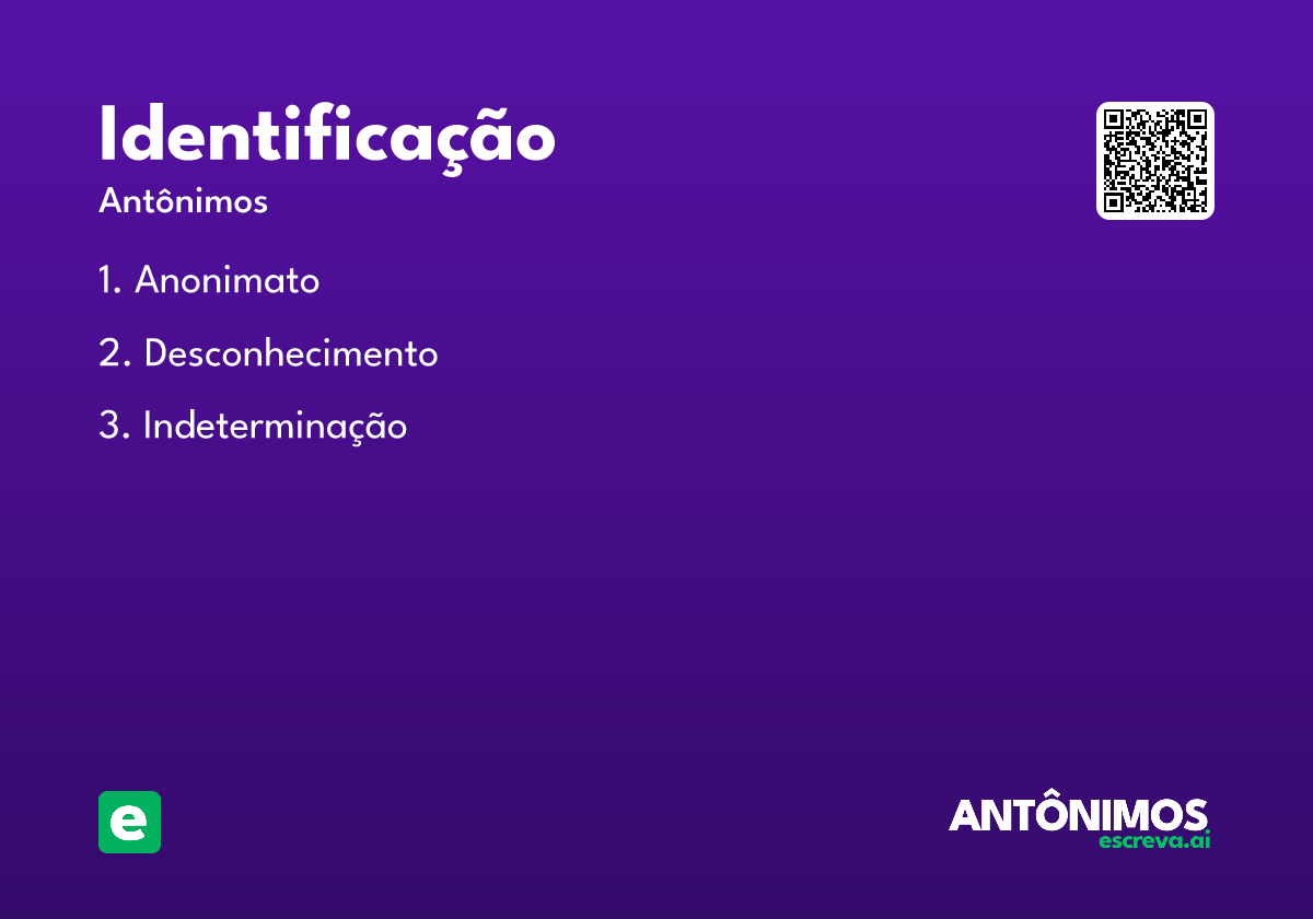 identificação