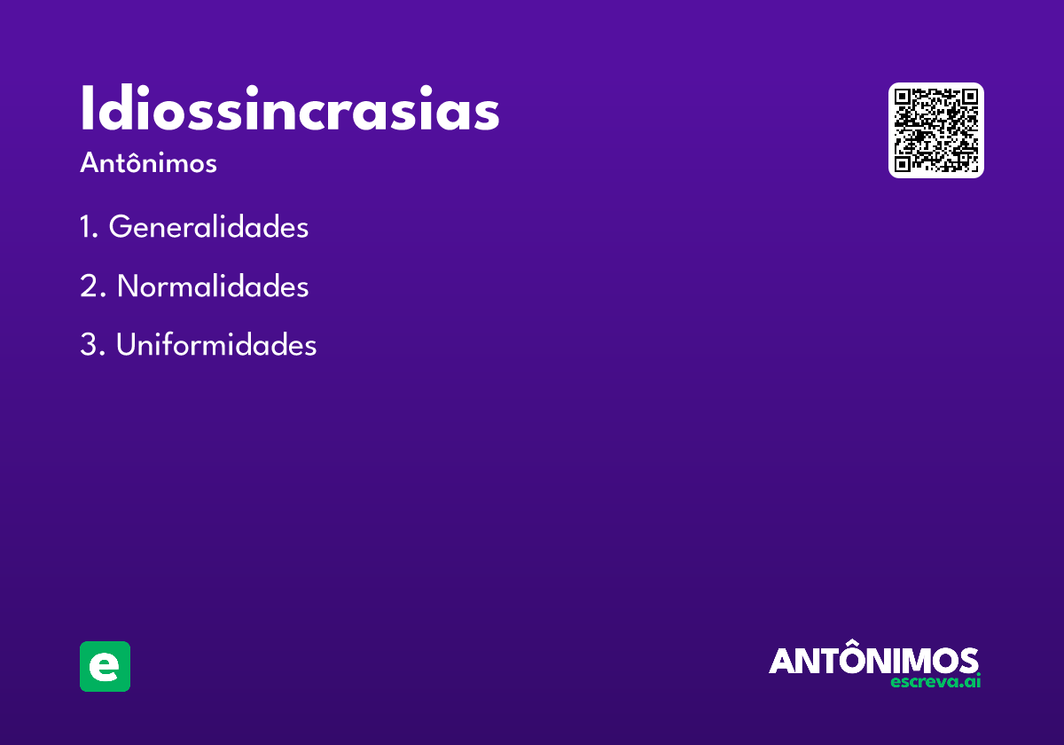 idiossincrasias