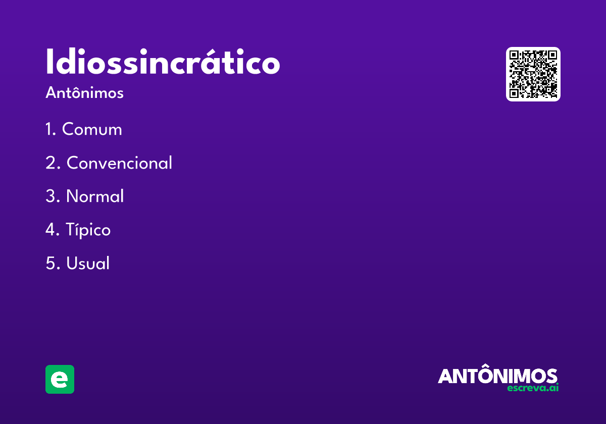 idiossincrático