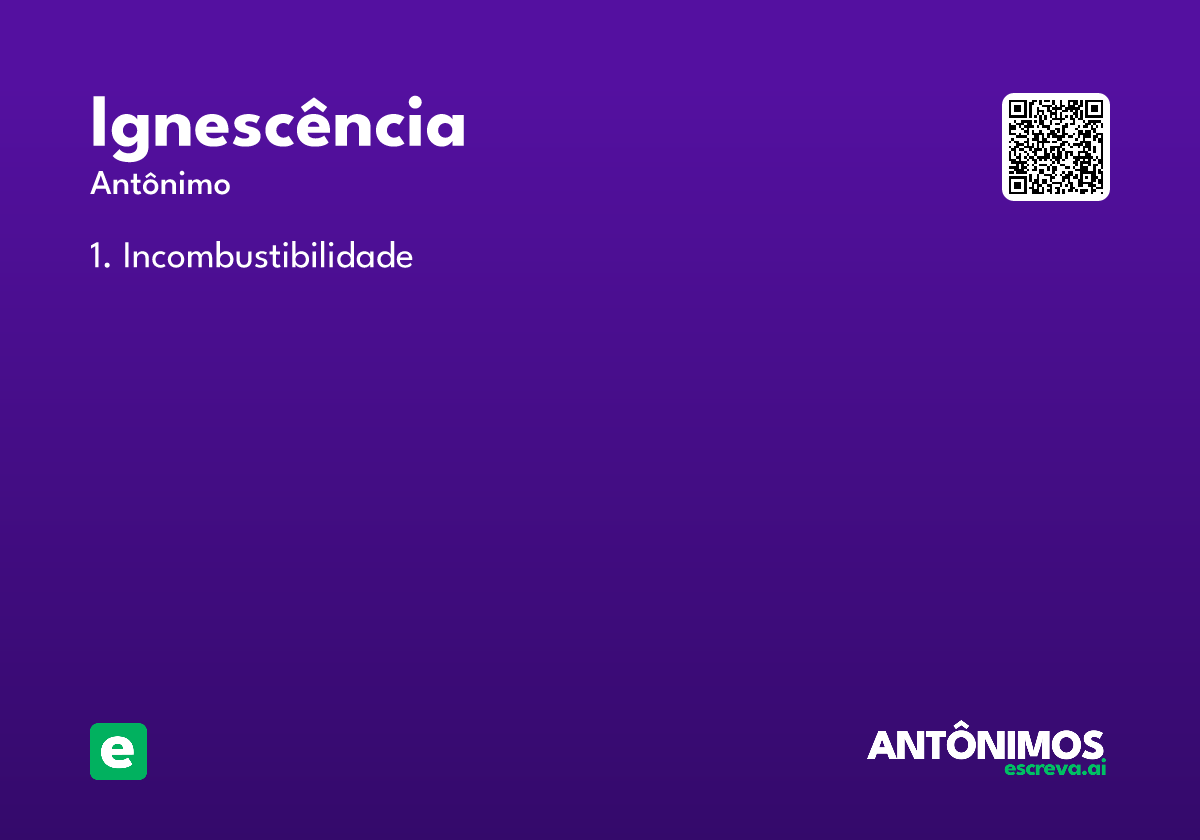 ignescência