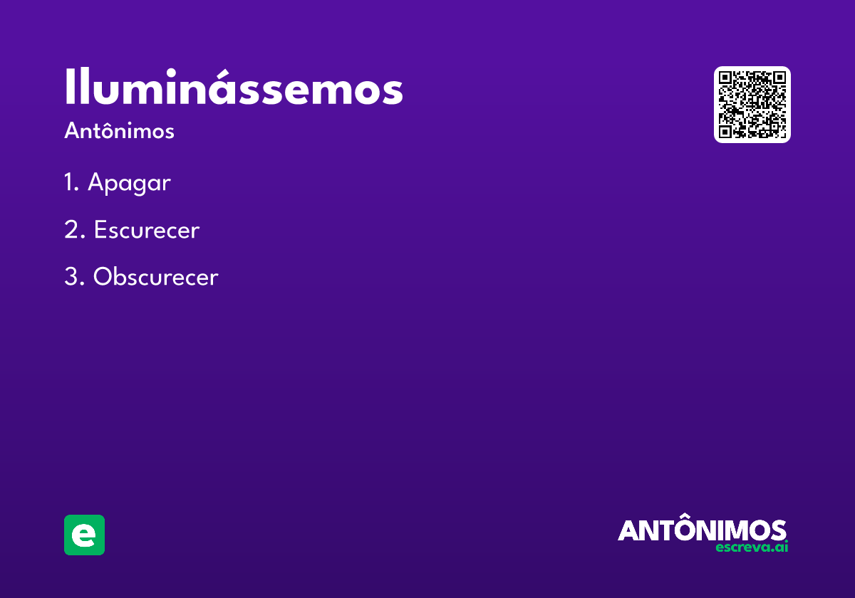 iluminássemos