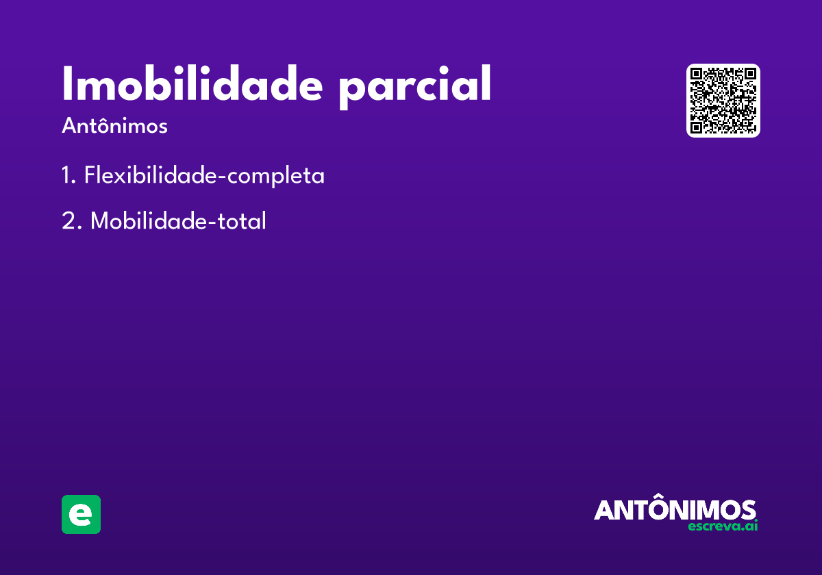 imobilidade parcial
