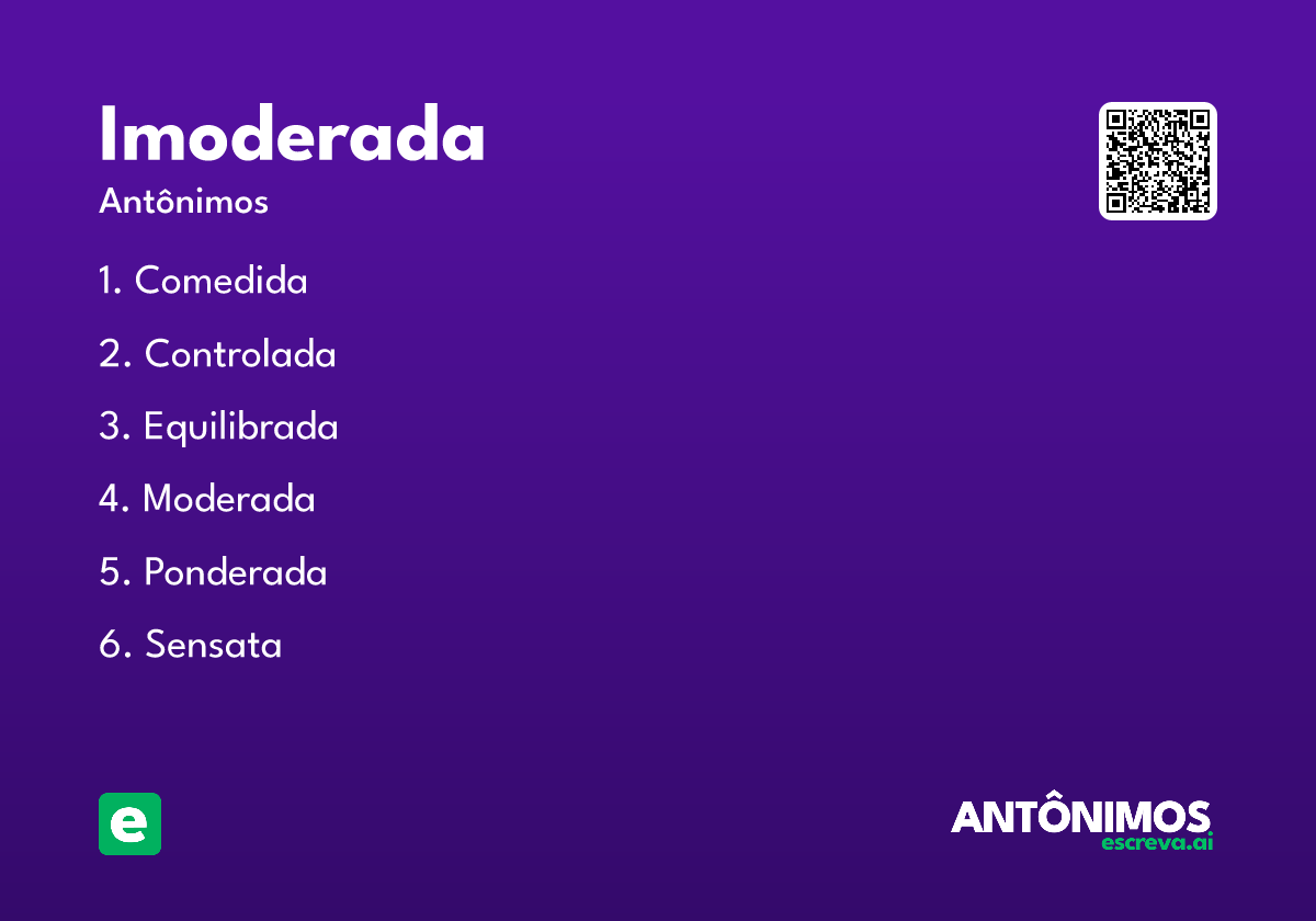 imoderada