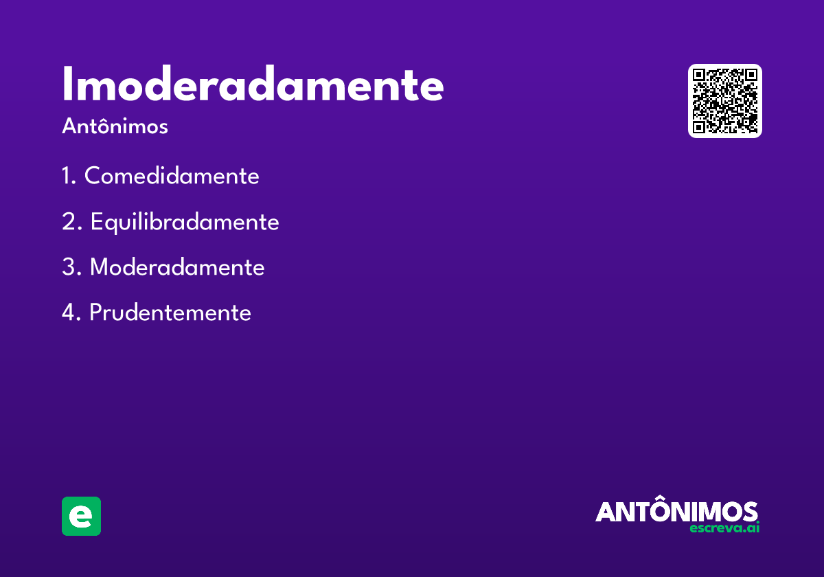 imoderadamente