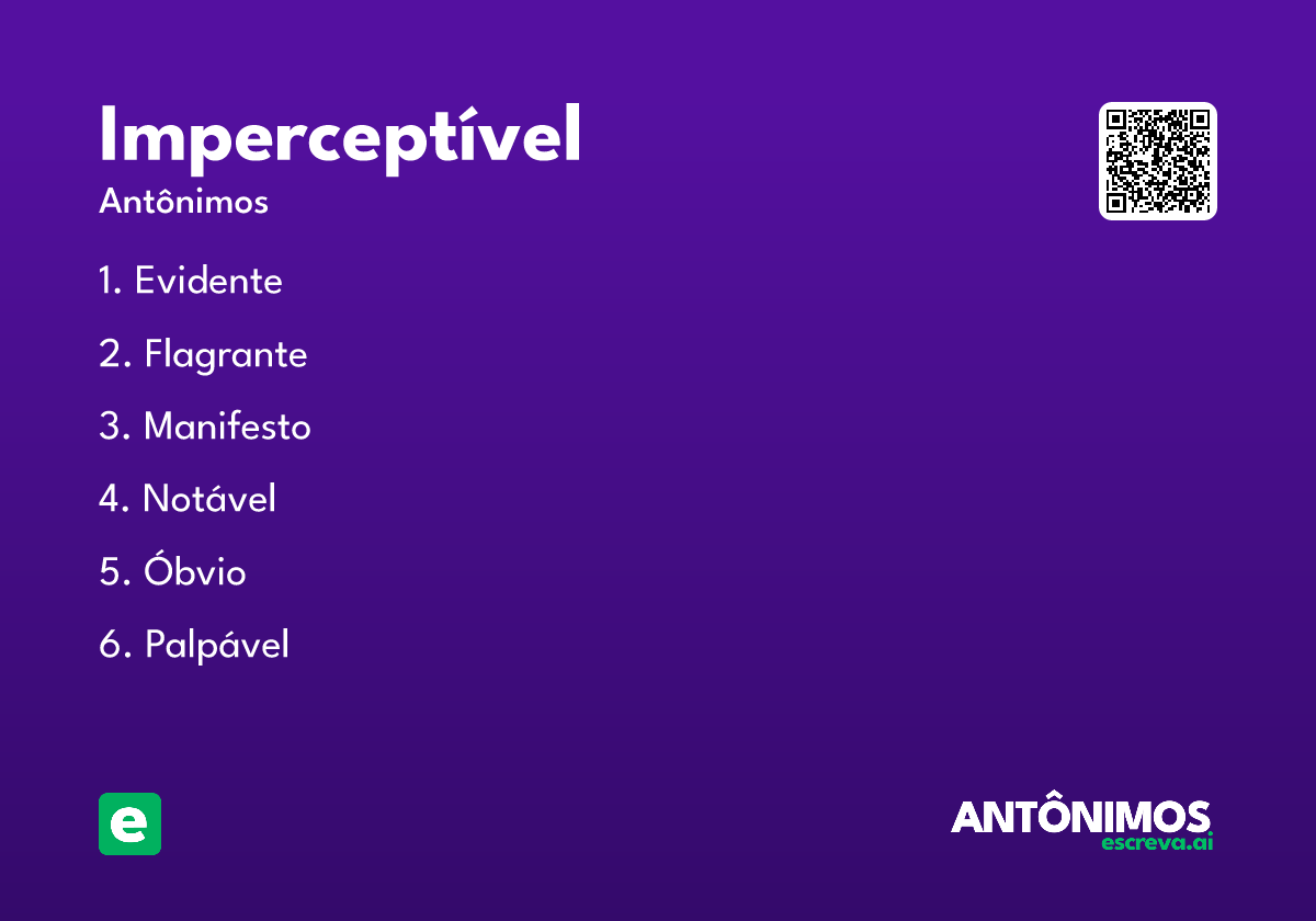imperceptível