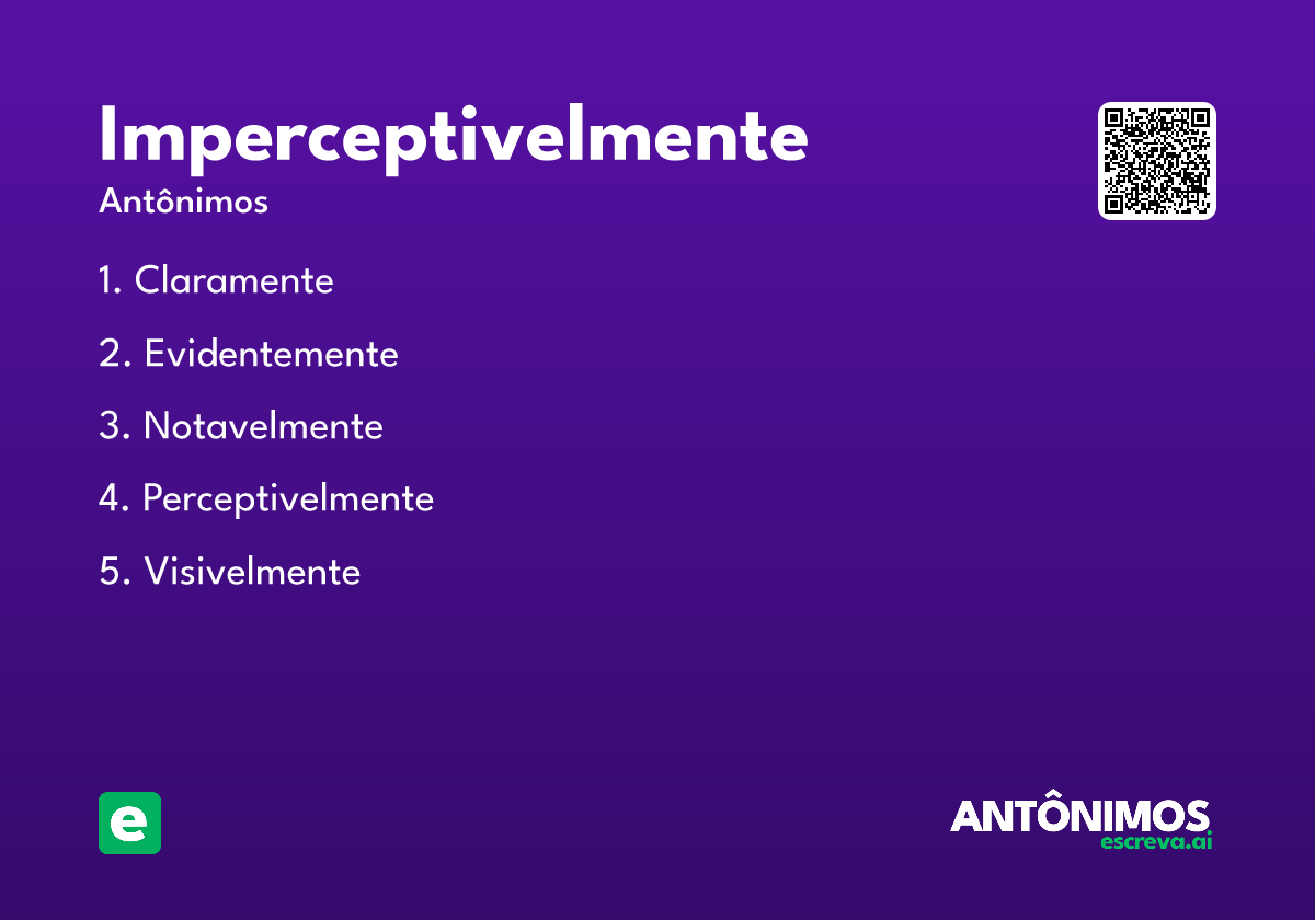 imperceptivelmente