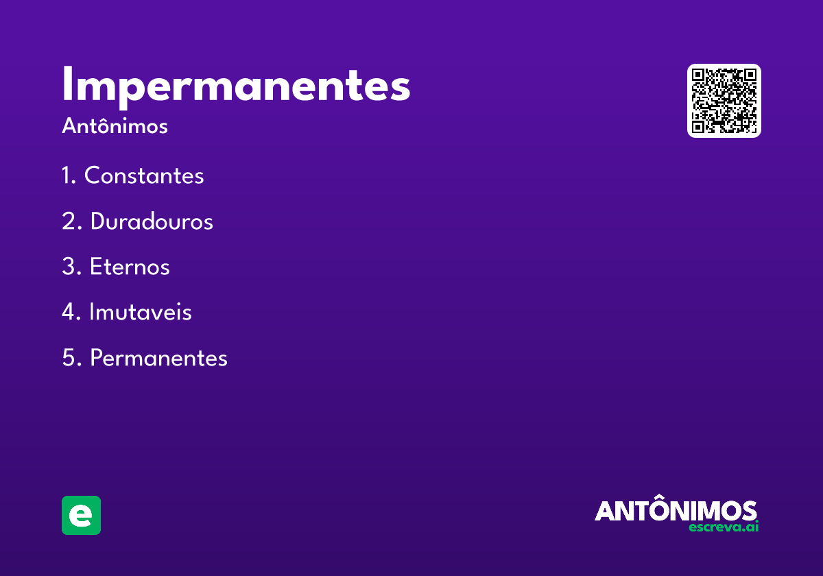 impermanentes
