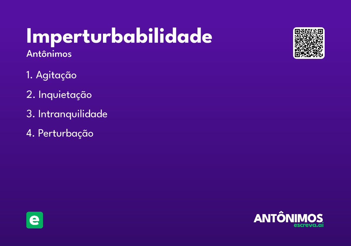 imperturbabilidade