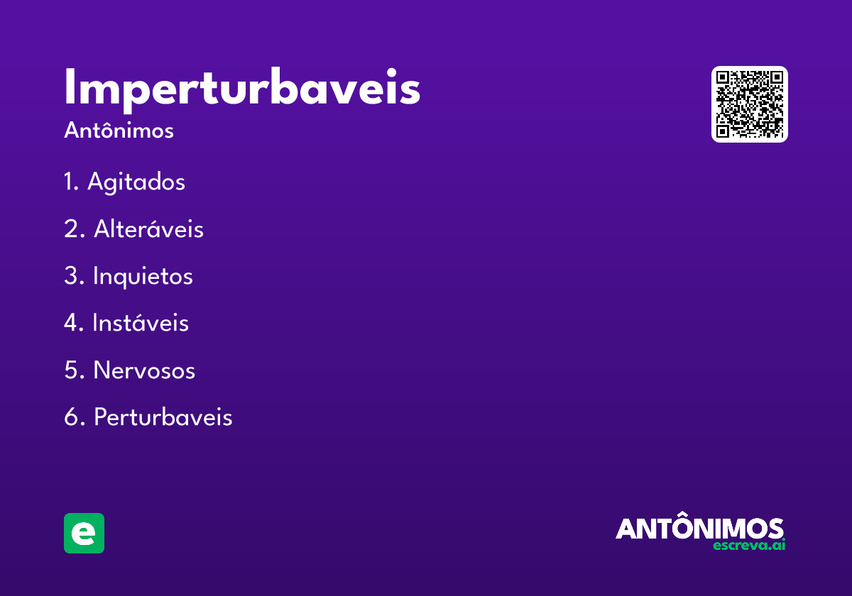 imperturbaveis