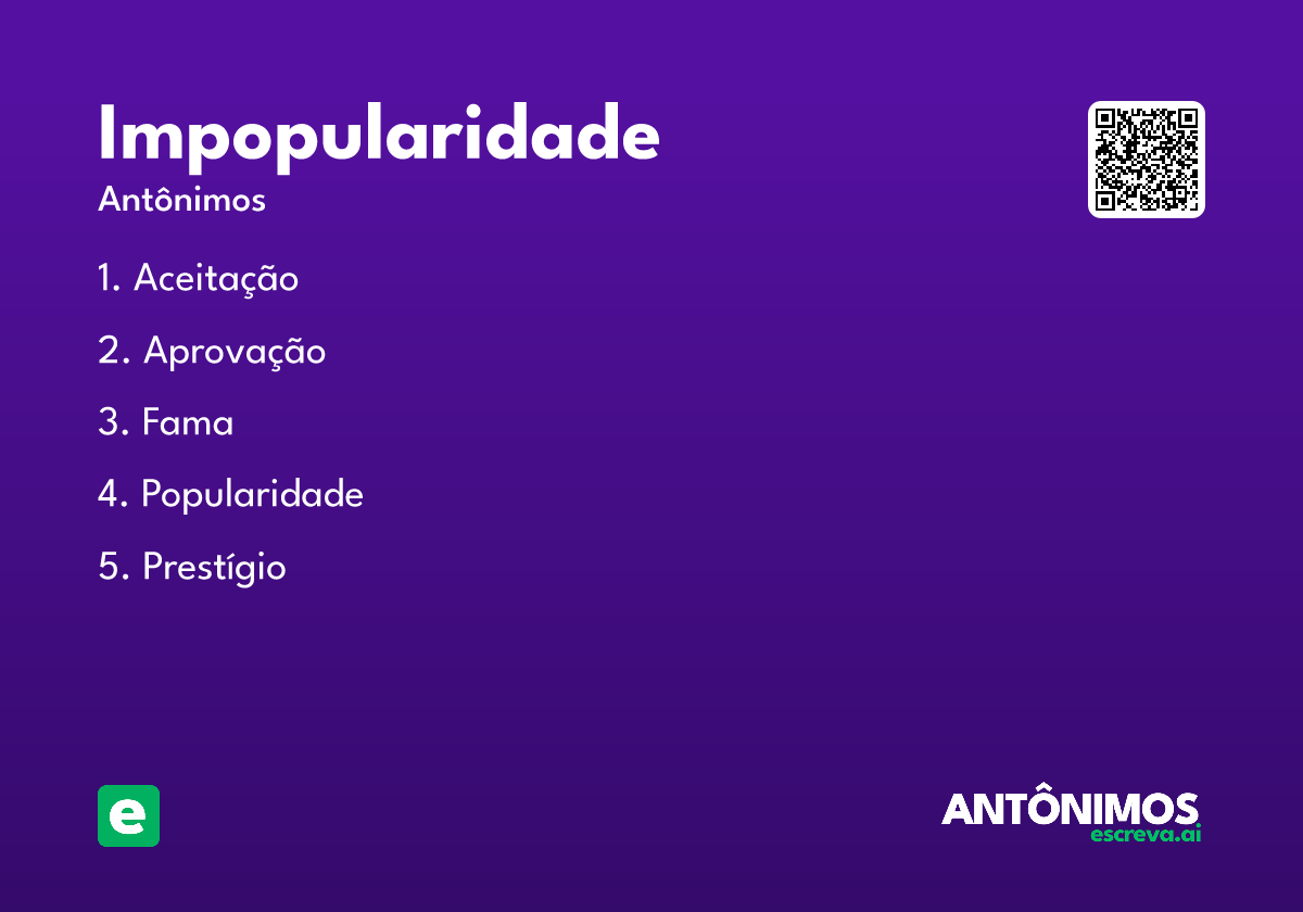 impopularidade