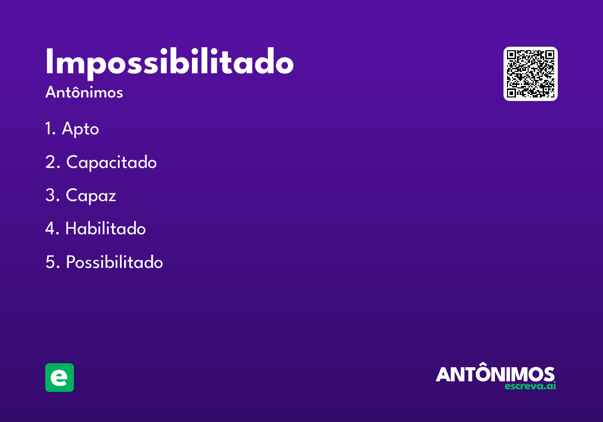 impossibilitado