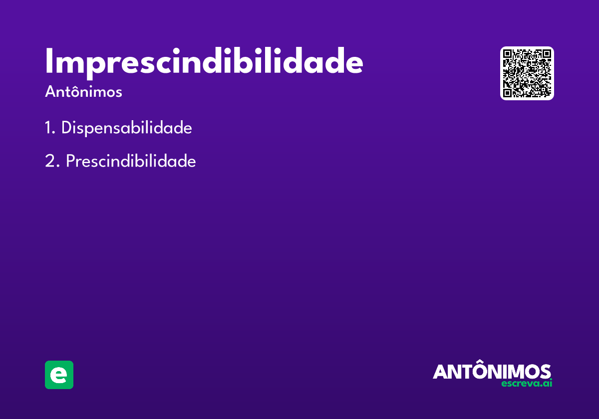 imprescindibilidade