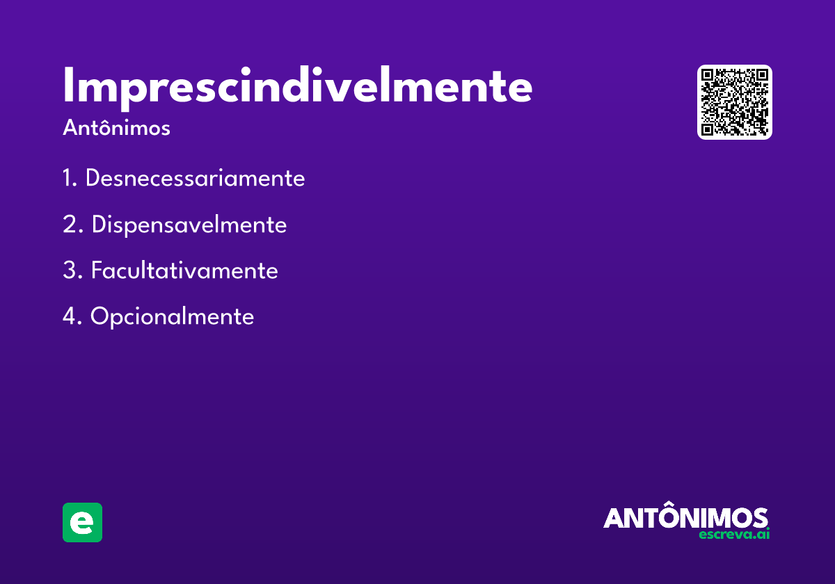 imprescindivelmente