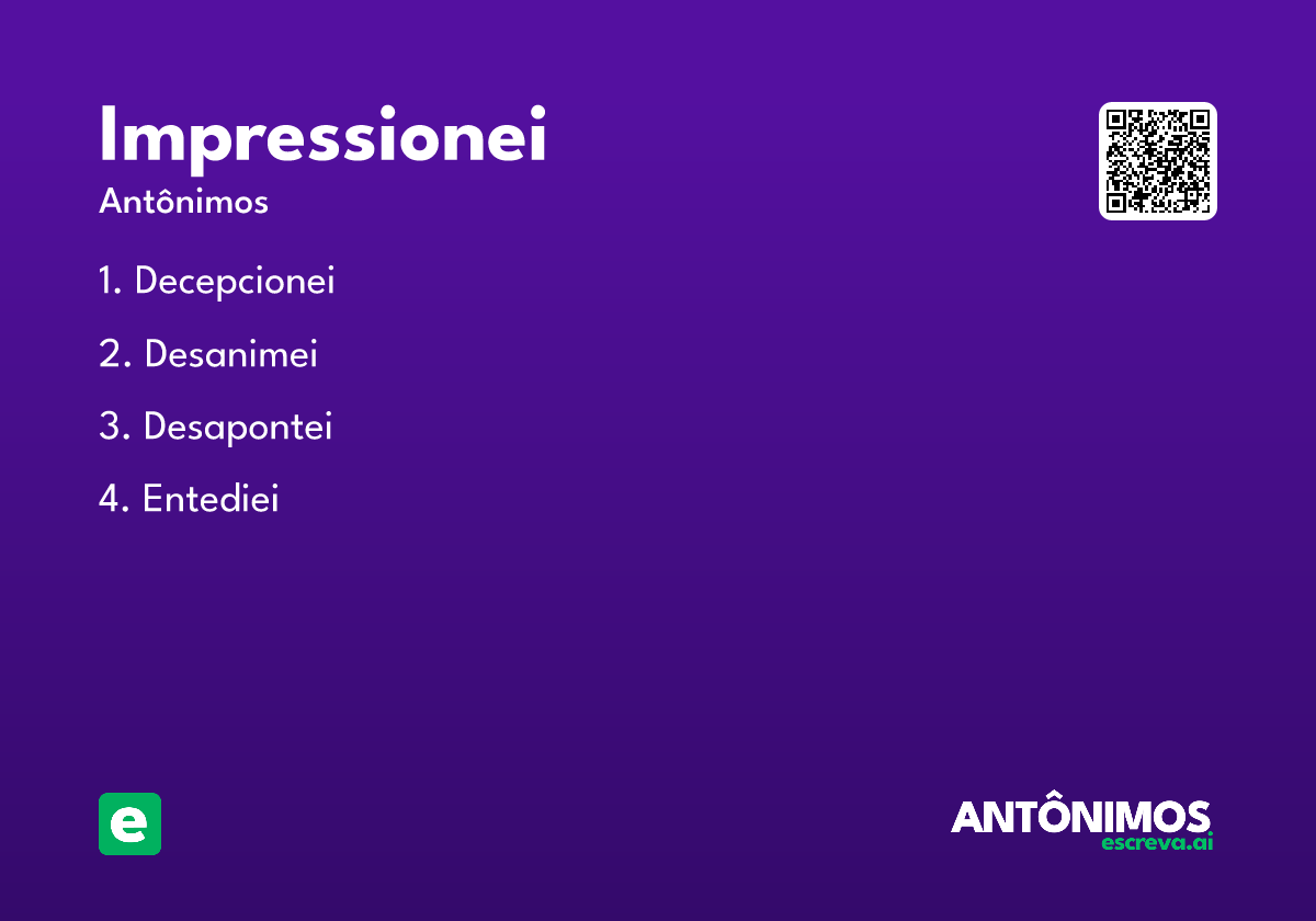 impressionei