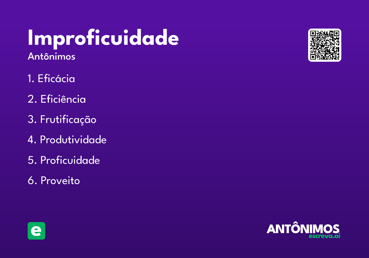 improficuidade