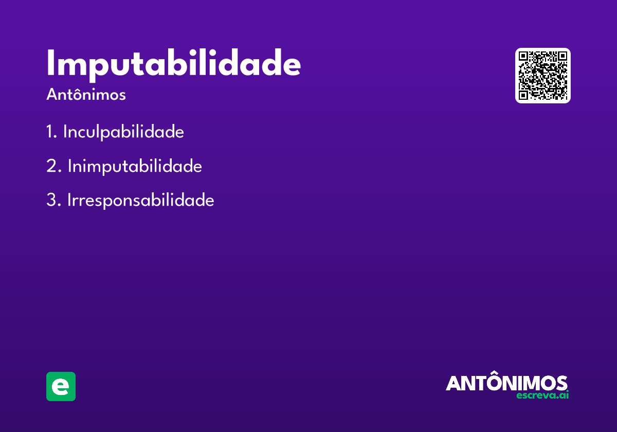 imputabilidade